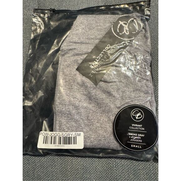 Celestial Bodiez NWT Power Joggers in 'Smoke Gray' Size Small - Picture 3 of 9